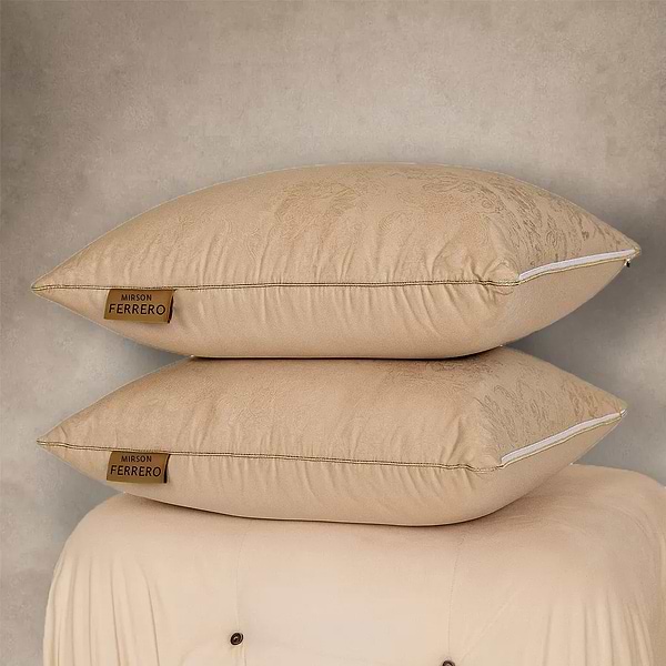 Фото - Подушка стандартна MirSon №15-27 Ferrero Eco-Soft Gold 70х70 см (2200011165240)