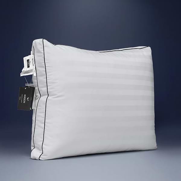 Фото - Подушка стандартна MirSon бавовняна 1503 Royal Pearl DeLuxe Висока 50х70 см (2200001541412)