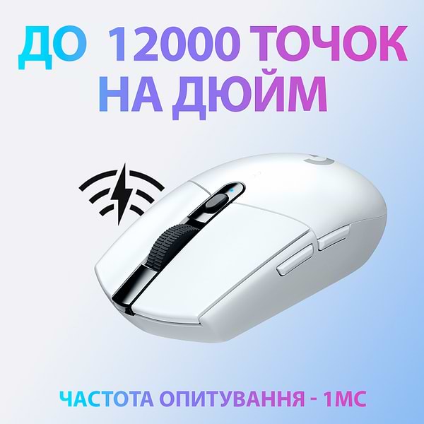 Фото - Мышь беспроводная игровая Logitech G305 USB White (910-005291)
