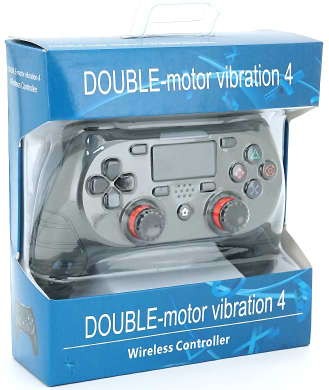 Фото - Геймпад Brazzers S8-P PS4 Wireless DOUBLE-motor vibration 4 Silver (39240)