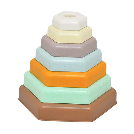 Купить Пирамидка ELFIKI ECO развивающая (39919) - Фото 1 Пирамидка ELFIKI ECO развивающая (39919) - Фото 1