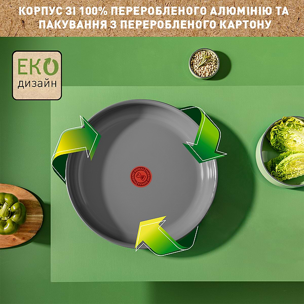 Фото - Набор сковород со съемной ручкой Tefal Ingenio Renew 3 пр. (L2609502)