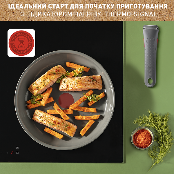 Фото - Набор сковород со съемной ручкой Tefal Ingenio Renew 3 пр. (L2609502)