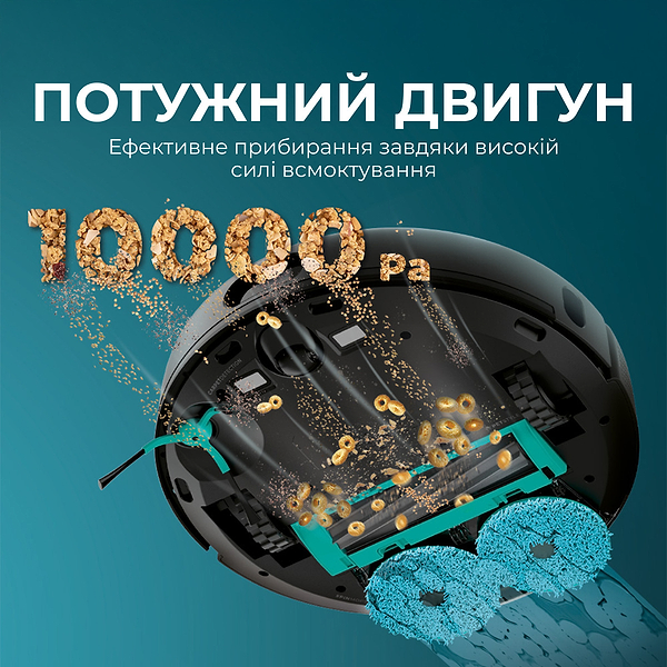 Фото - Робот-пилосос миючий Cecotec Conga 9590 Spin Revolution Ultra Power Home (A01_EU01_100146)