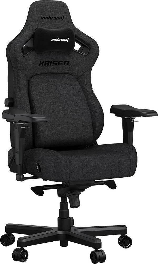 Фото - Крісло для геймерів Anda Seat Kaiser 4 Size XL Dark Gray Linen Fabric (AD12YDDC-XLL-20-GB-CF)