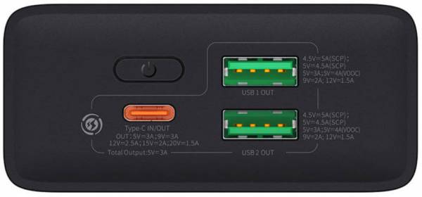 Фото - Батарея мобільна Baseus Adaman2 OE 20000mAh 2xUSB+TypC PDQC3.0 30W USBtoTypC (PPAD050101)
