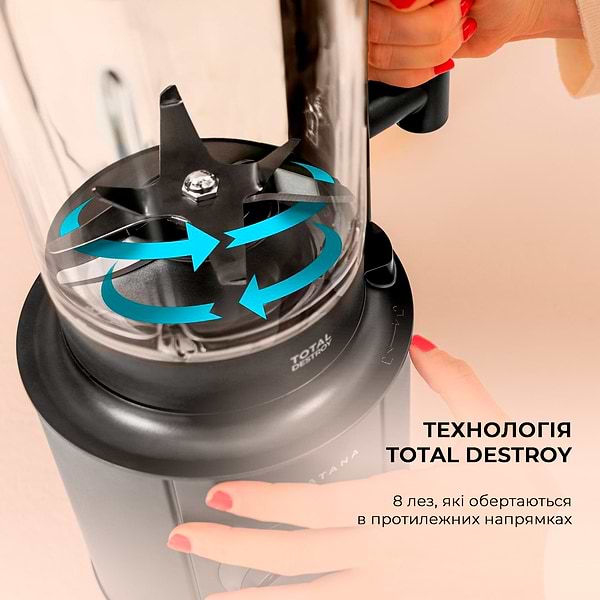 Фото - Блендер стационарный Cecotec Grand Katana 2700MAX Total Destroy Screen B (CCTC-03986)
