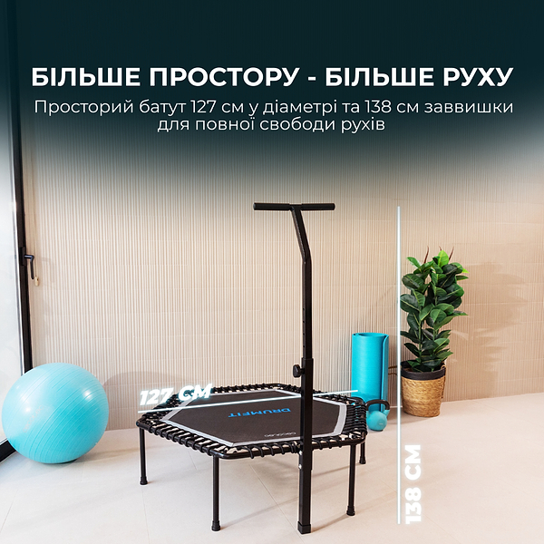 Фото - Фитнес-батут Cecotec Drumfit Jump 1270 (CCTC-07195)