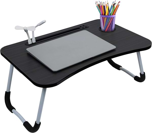 Фото - Стіл для ноутбука Dyxon Transformix 2 USB LED Fan Black Wood (DXN-snb-tmx2bwd)