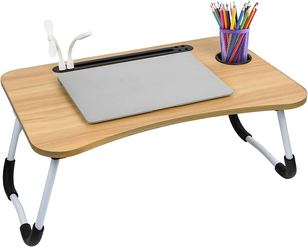 Фото - Стіл для ноутбука Dyxon Transformix 2 USB LED Fan Light Wood (DXN-snb-tmx2lwd)