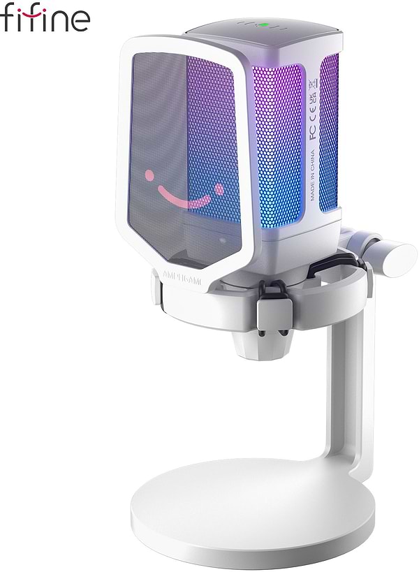 Фото - Микрофон для компьютера проводной Fifine Q6W USB White
