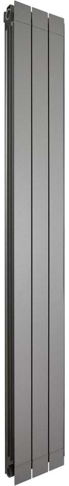 Радиатор отопления Nova Florida Ledro S/90 2000 мм GRAPHITE 3R 3 секции (81GLE3R403)