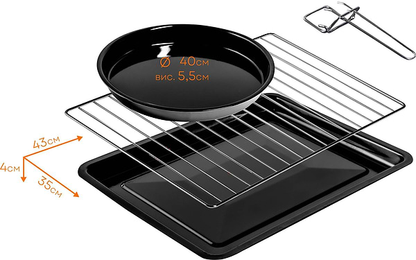 Фото - Піч електрична Liberton LEO-650 White