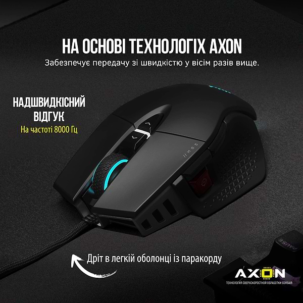 Фото - Мышь проводная игровая Corsair M65 RGB Ultra Tunable FPS Black (CH-9309411-EU2) USB