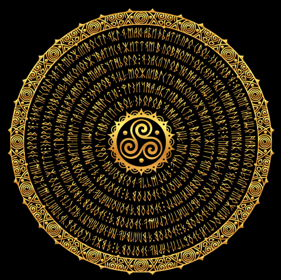 Картина по номерам Strateg Здоровье, суггестивная мандала 40х40 см (3 Mandala (health))