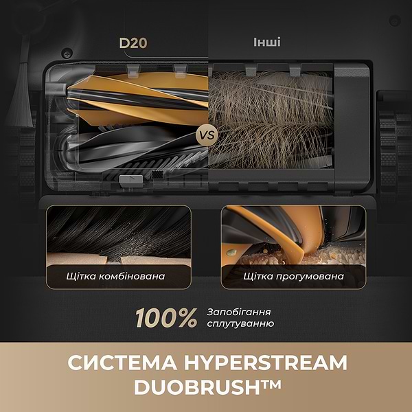 Фото - Робот-пылесос моющий Dreame D20 (RLD35GA-BL)