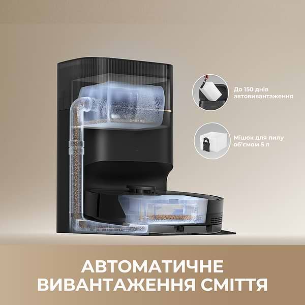 Фото - Робот-пылесос моющий Dreame D20 PRO PLUS BLACK (RLD43SD-BL)