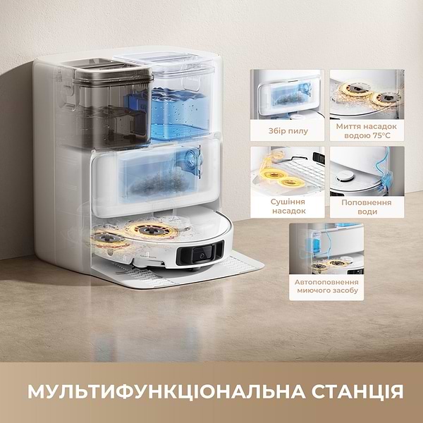 Фото - Робот-пилосос миючий Mova P50 PRO ULTRA (RLP53HE)