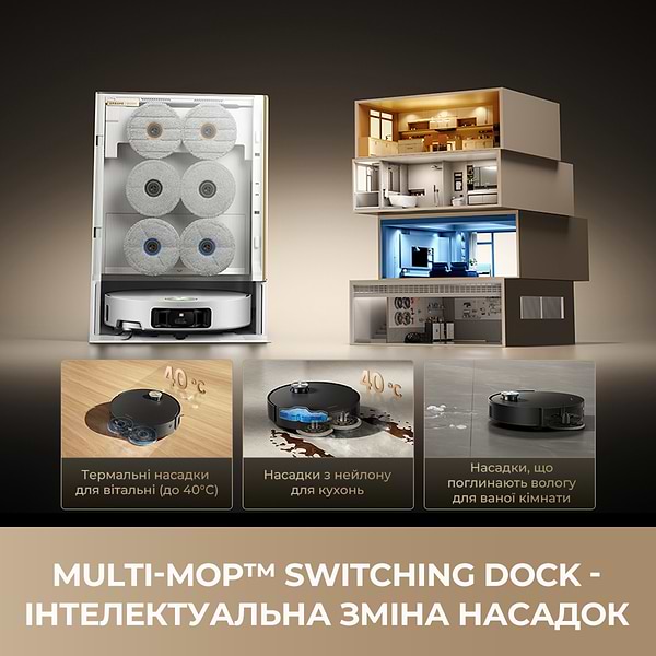 Фото - Робот-пылесос моющий Dreame Bot MatriX 10 Ultra Black (RLX95CE-bl)