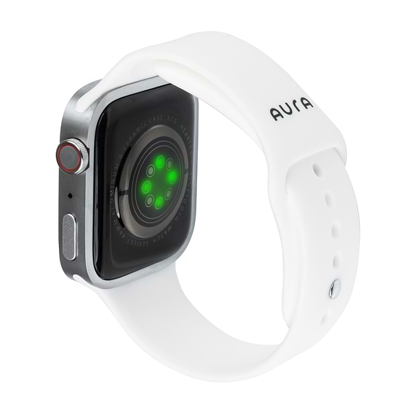 Фото - Смарт-годинник Aura X1 Pro 44mm White (SWAX144W)