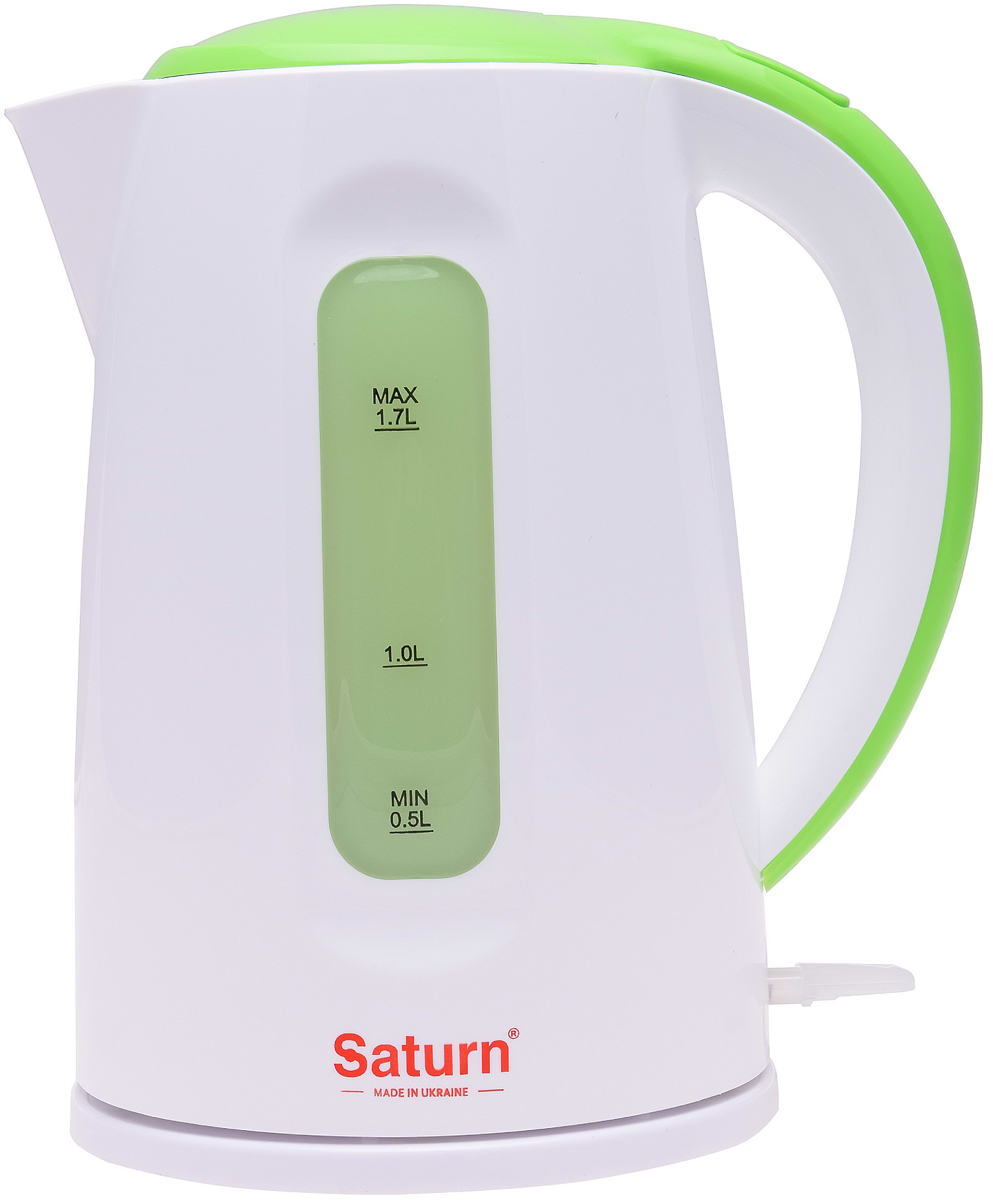 Электрический чайник Saturn ST-EK8439U White/Green - Фото 1