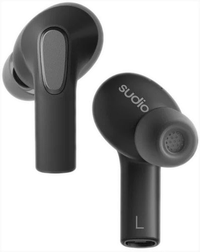 Фото - Навушники вкладиші бездротові TWS Sudio E3 Black (E3BLK)