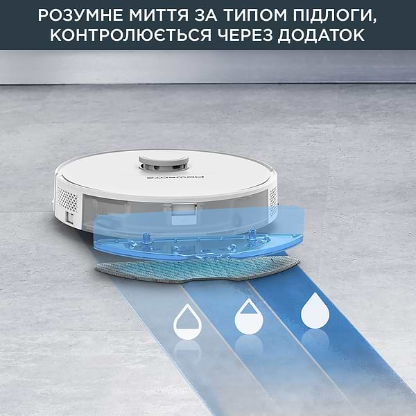 Фото - Уценка - Робот-пылесос моющий Rowenta RR8567WH