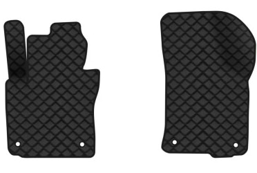 Килимки з екошкіри в салон авто передні EVAtech для Octavia A5 (MT, 4 clips) Skoda 2004-2013 2 покоління Combi EU (SK12153A2AV4BBB)