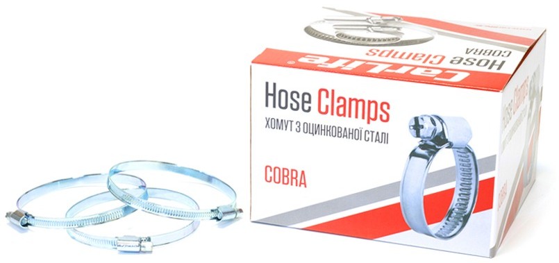 Набор хомутов CarLife 80-100, 9mm, W1 (HC080100)