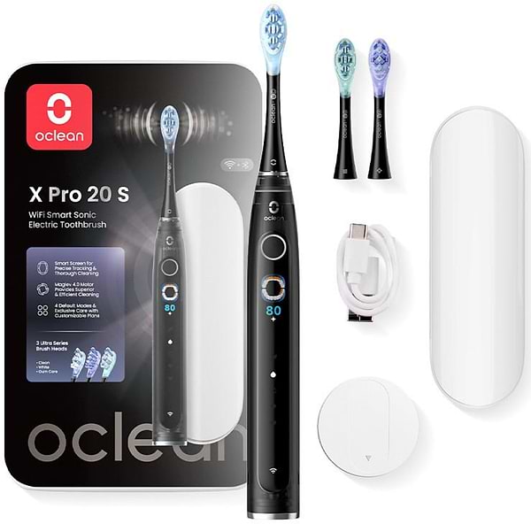 Фото - Зубна щітка електрична Oclean X Pro 20 Set Black (6970810556964)