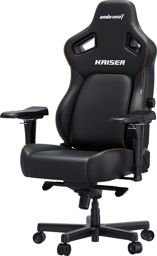 Фото - Крісло для геймерів Anda Seat Kaiser 4 Size L Black Premium PVC (AD12YDDC-L-20-B-PV/C)