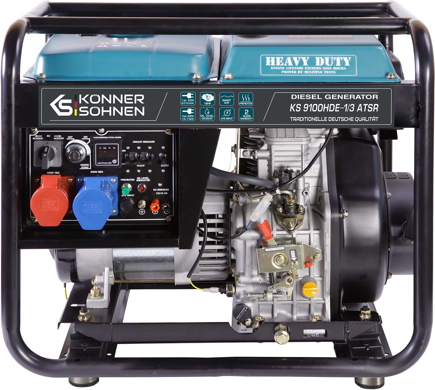Генератор дизельный Konner&Sohnen KS9100HDE-1/3ATSR