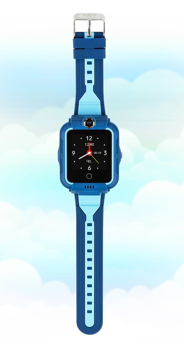 Фото - Дитячий годинник Aura A400 4G Tracker/WIFI Blue (AUR-A400-BL)