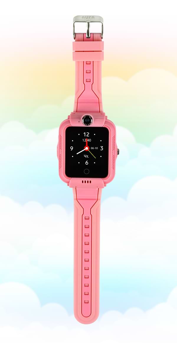 Фото - Дитячий годинник Aura A400 4G Tracker/WIFI Pink (AUR-A400-P)