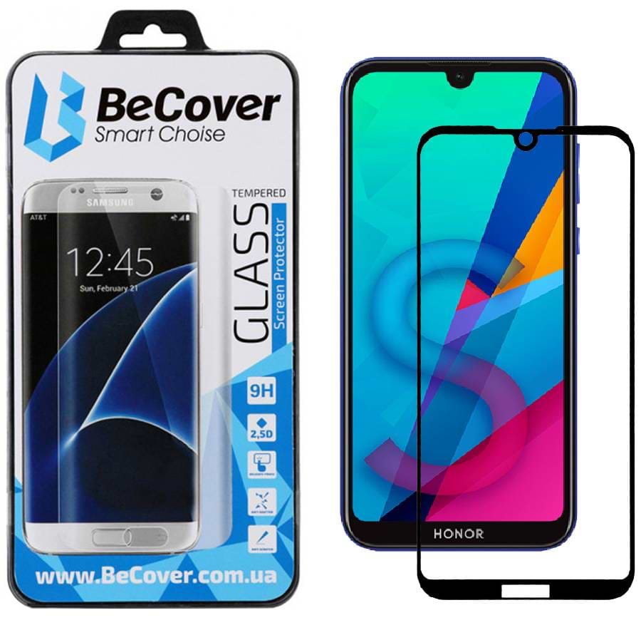 Захисне скло для смартфону BeCover Honor 8S/8S Prime Black (704075)