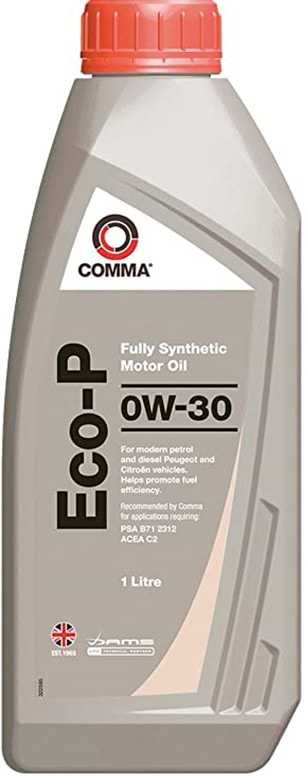 Масло для авто COMMA ECO-P 0W-30 1л (ECOP1L)