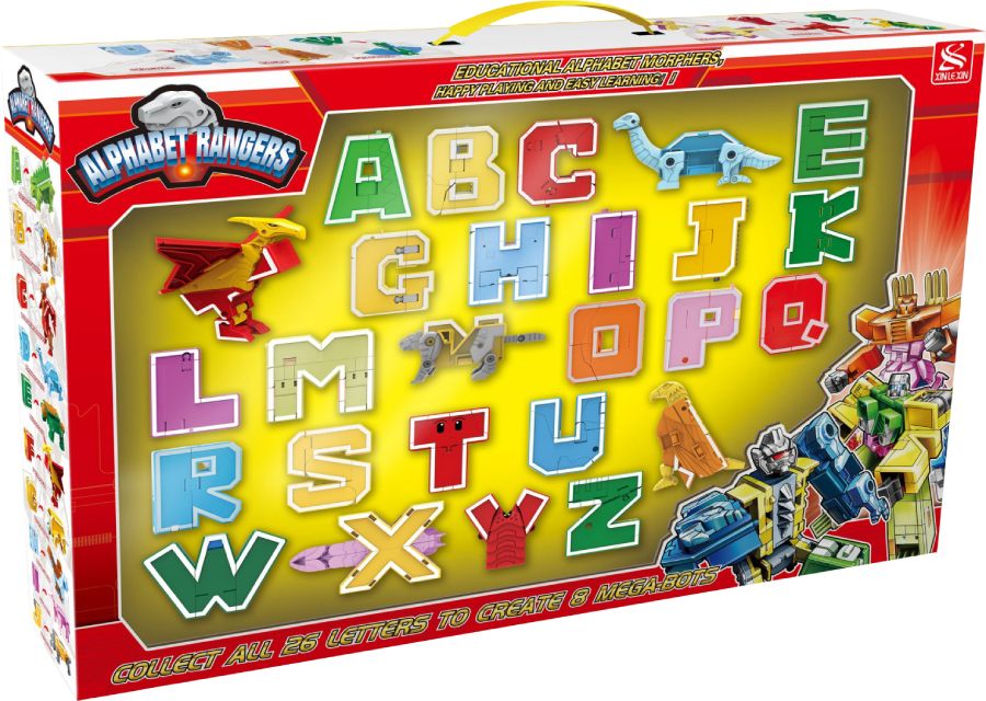 Настільна гра (3-4 роки) XINTAIYUAN TOYS Літери трансформери в наборі (2918)