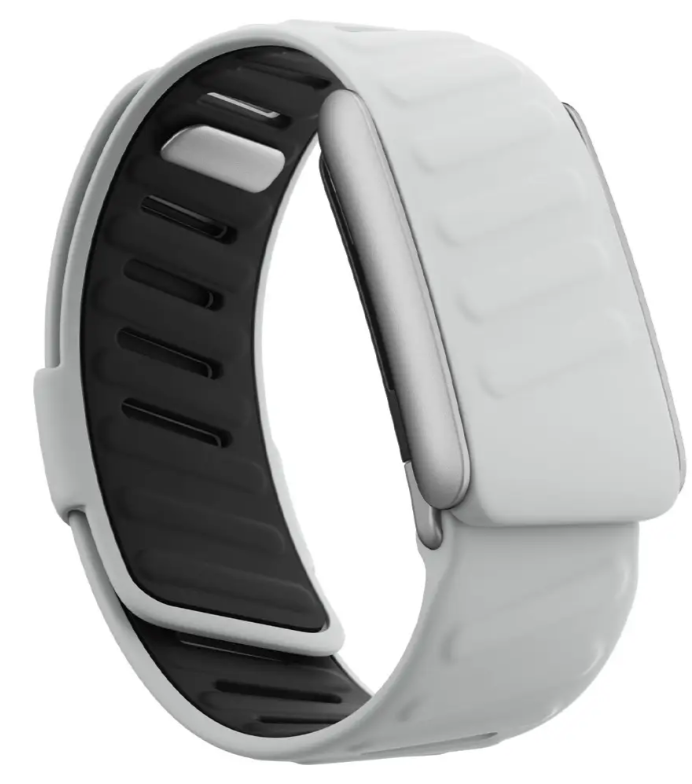 Ремешок для фитнес-браслета Armorstandart Silicone Tech for Whoop 5.0 Grey with Silver (ARM93098)