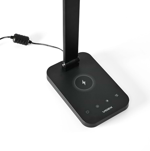 Фото - Настільна лампа Videx з бездротовою зарядкою VL-TF17B 18W 1800-6500K (27467)