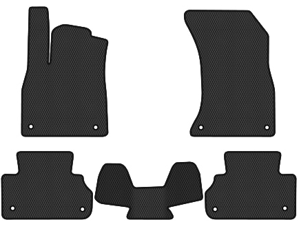 EVA коврики в салон авто EVAtech для Q5 (FY) Plug-in Hybrid Audi 2017-2024 2 поколение SUV EU (AU13713C5RBB)
