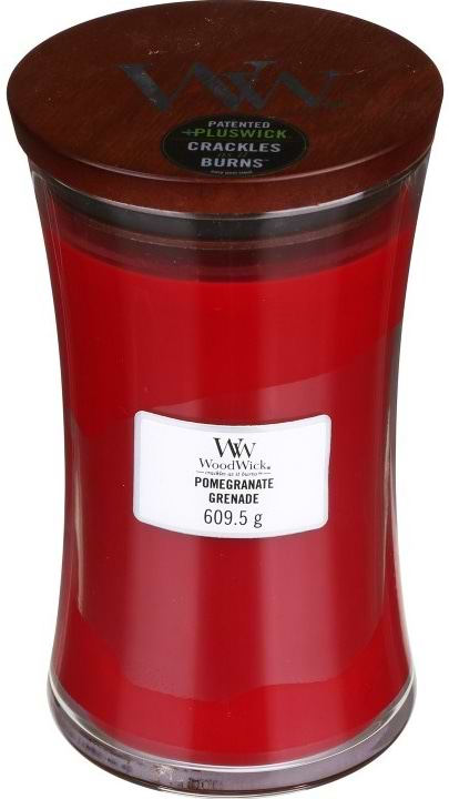 Фото - Свеча стекло Woodwick Large Pomegranate (Гранат) 609г (1725417E)