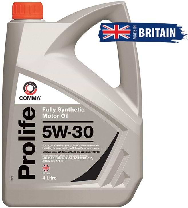 Олива для авто COMMA PROLIFE 5W-30 4л (PRO4L)