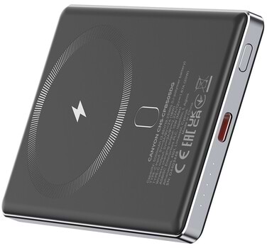 Фото - Батарея мобильная Canyon OnPower 505 slim Magsafe 5000 mAh PD20W Dark Grey (CNS-CPB505DG)