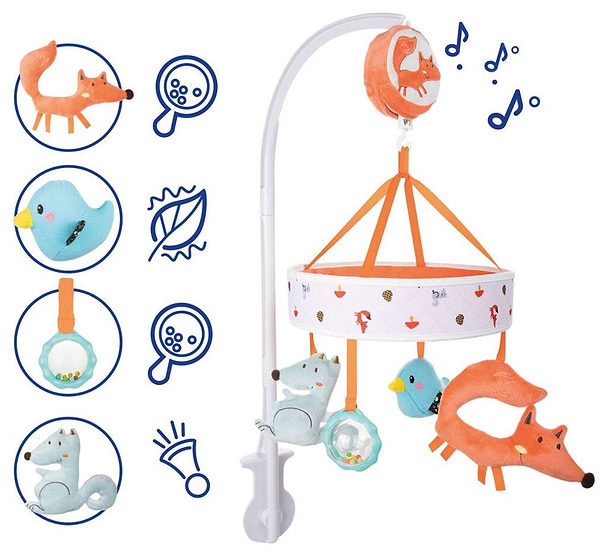 Фото - Мобиль музыкальный Canpol babies FOX (75/201)