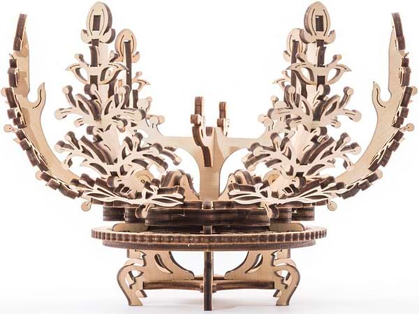 Фото - 3D пазлы Ugears Механический цветок (70019)