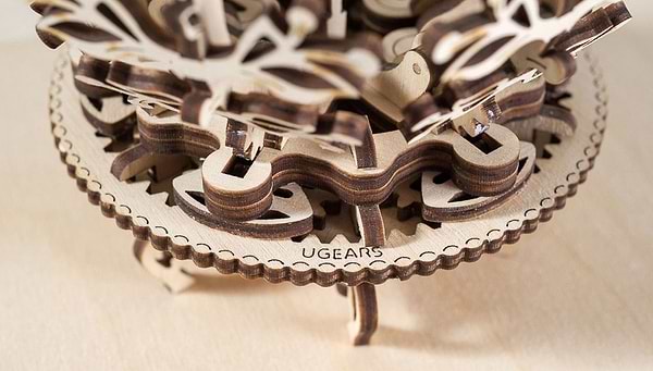 Фото - 3D пазлы Ugears Механический цветок (70019)
