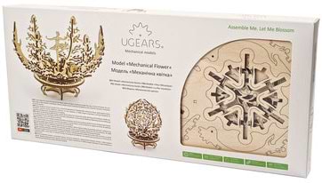 Фото - 3D пазлы Ugears Механический цветок (70019)