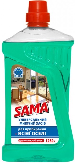 Засіб для чищення універсальний SAMA д/прибирання всієї оселі 1,25 кг - Фото 1