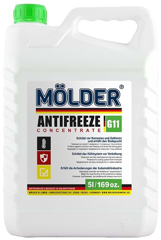 Антифриз Molder концентрат зелений 5 л (UKF-050-G11GRN)
