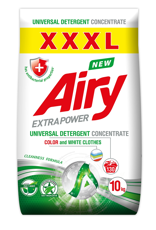 Фото - Уцінка - Пральний порошок Airy AL80570 Універсальний 10 кг, 130 циклів